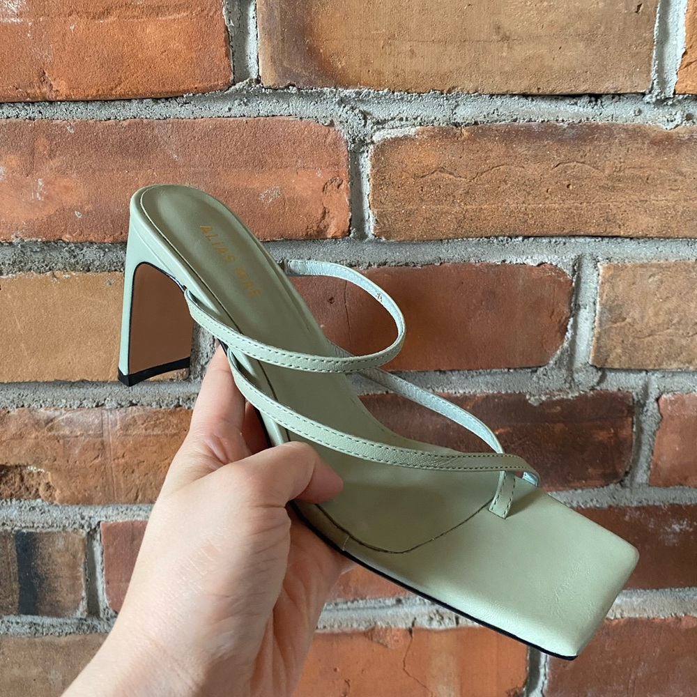 ALIAS MAE Esther sandal heels sage green size 39 - Picture 3 of 9